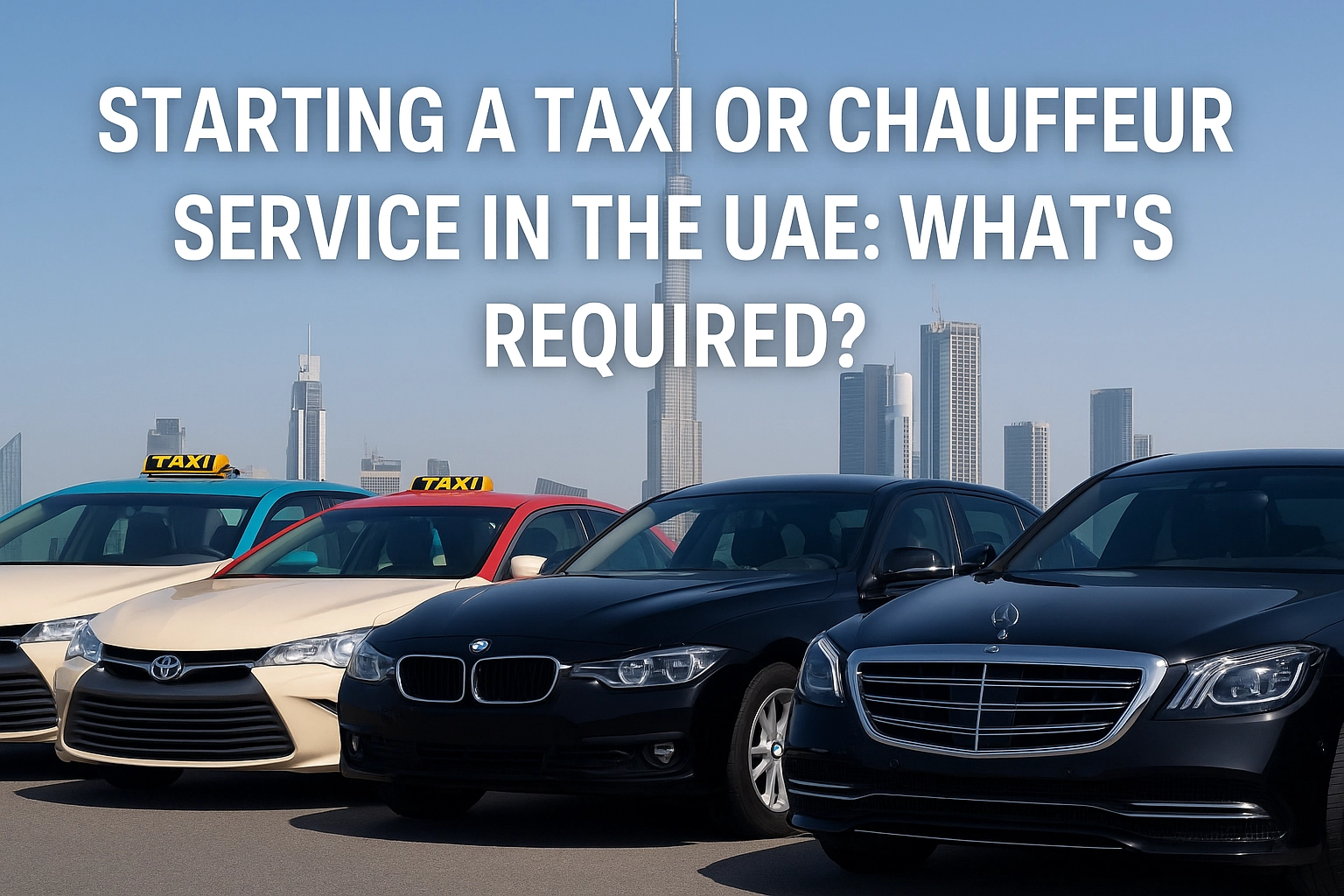 Starting a Taxi or Chauffeur Service in the UAE: What’s Required?